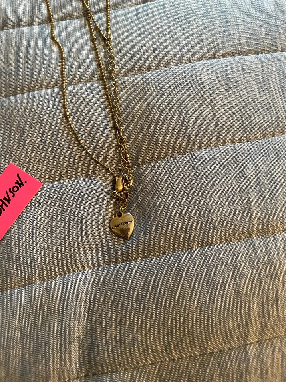 Betsey Johnson layered necklace